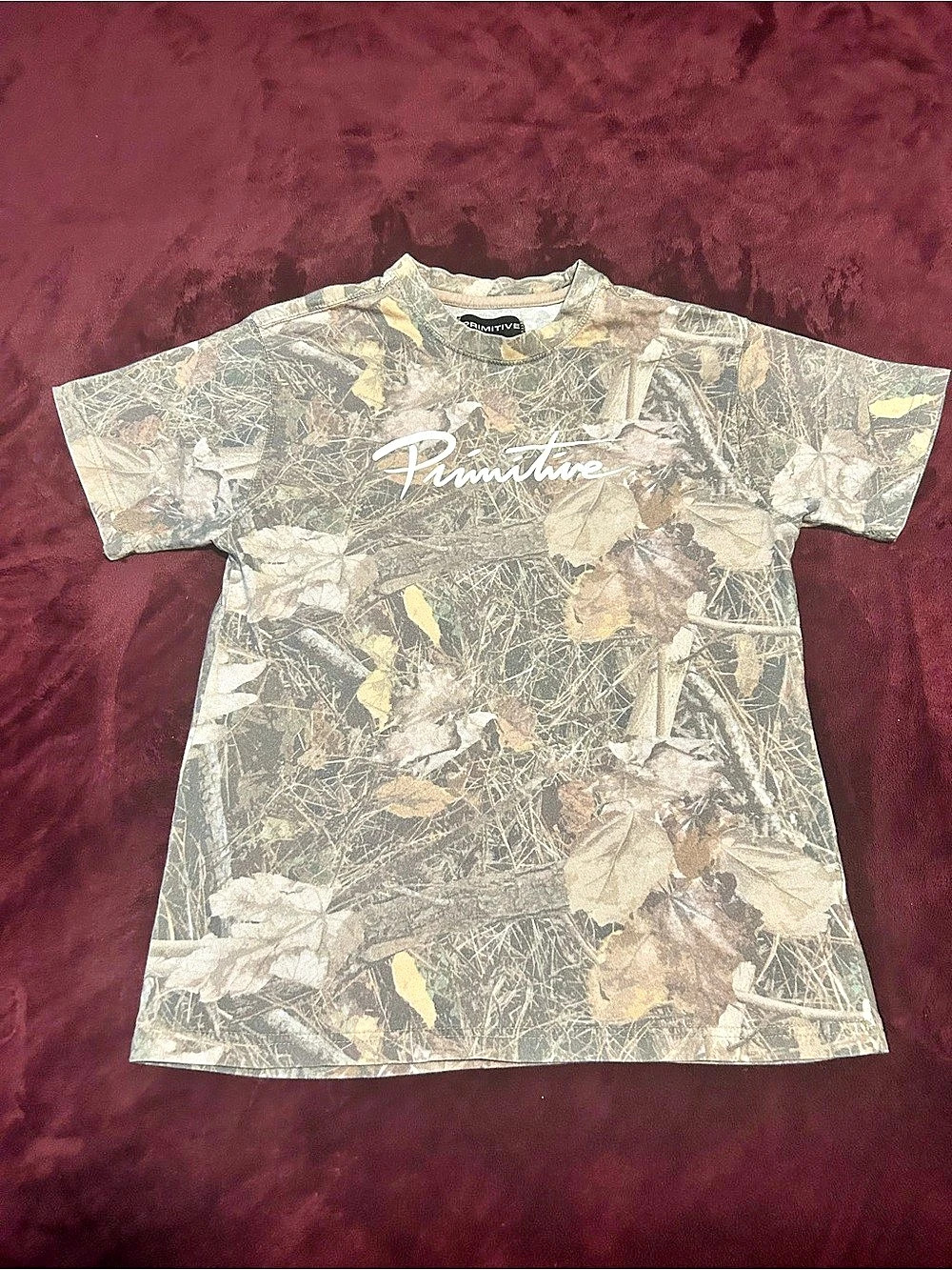 Primitive Men's Camo Short Sleeve Tee Size XL Like New
